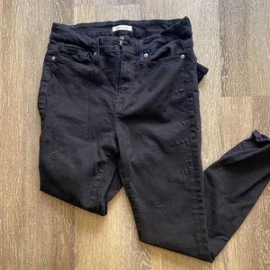 Good American Black Good Legs Jeans Size 10/30